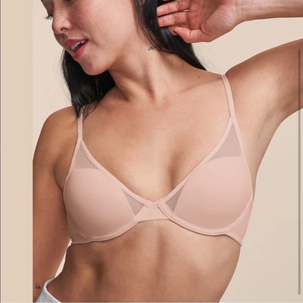 Mauve pink pepper bra 36a